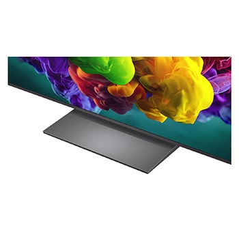 LG QNED evo AI QNED90 Mini LED’s alpha 8 AI Processor 4K Gen2 glows on a circuit board, highlighting AI processing performance with CPU 40% Faster Processing, GPU 10% More Powerful Graphics, and 20% Memory Enhanced Throughput.